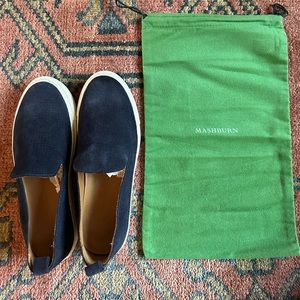 Aster Perforated Suede Low-Top Slip-On Sneaker